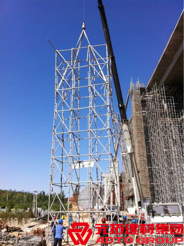 京石工程項(xiàng)目使用元拓承插型盤扣式鋼管支架