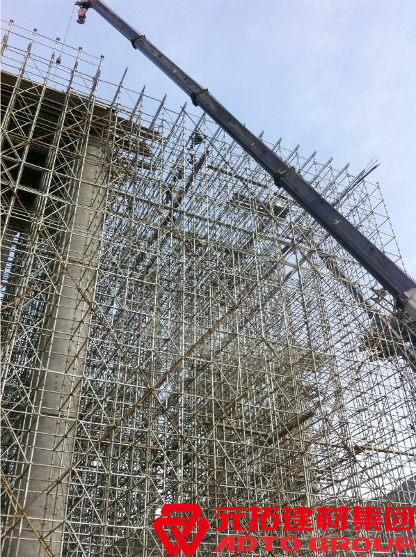 京石工程項(xiàng)目使用元拓承插型盤扣式鋼管支架