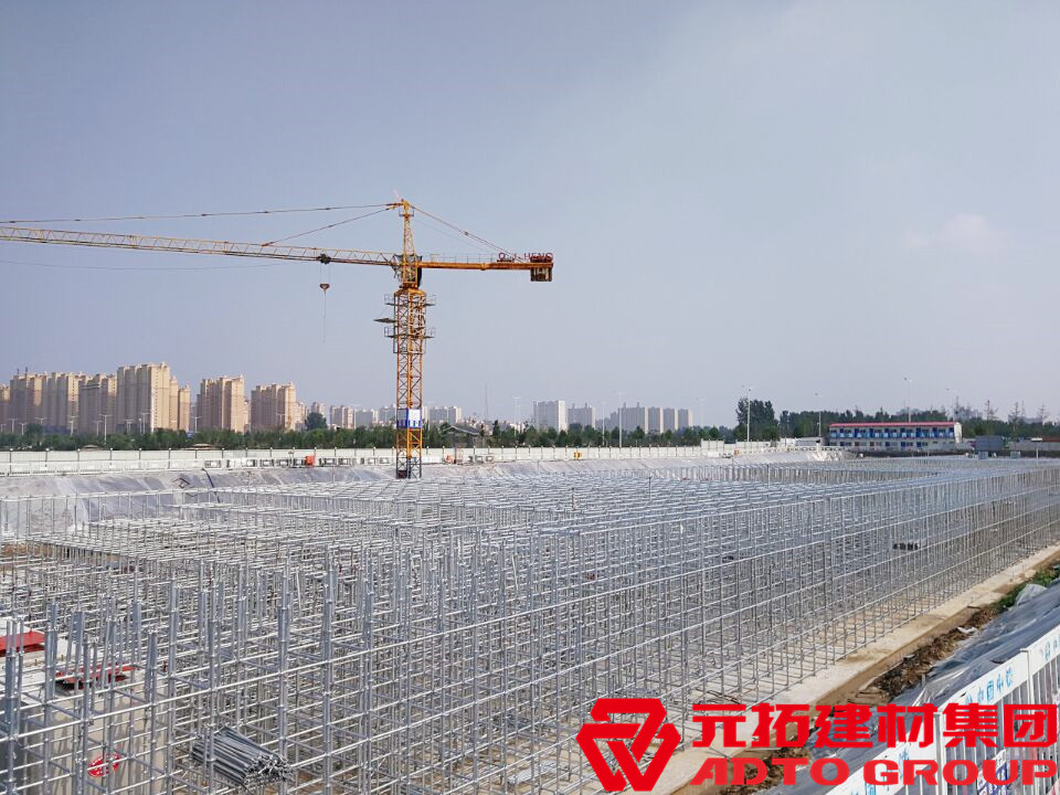 濮陽市政項(xiàng)目使用元拓盤扣腳手架