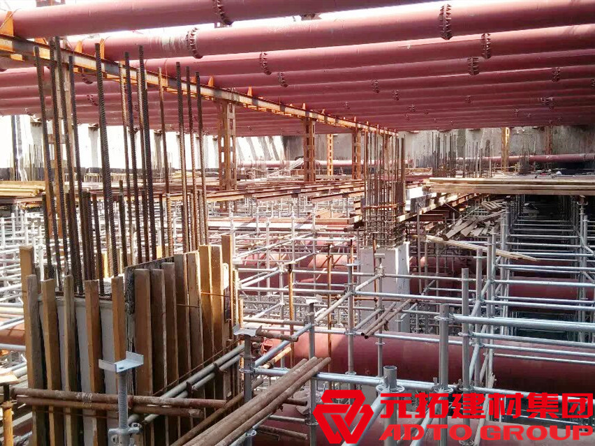 天津地鐵6號(hào)線項(xiàng)目使用元拓盤扣腳手架