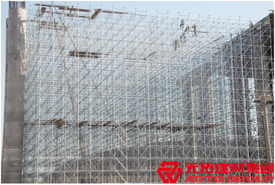 中交三公司項目使用元拓腳手架