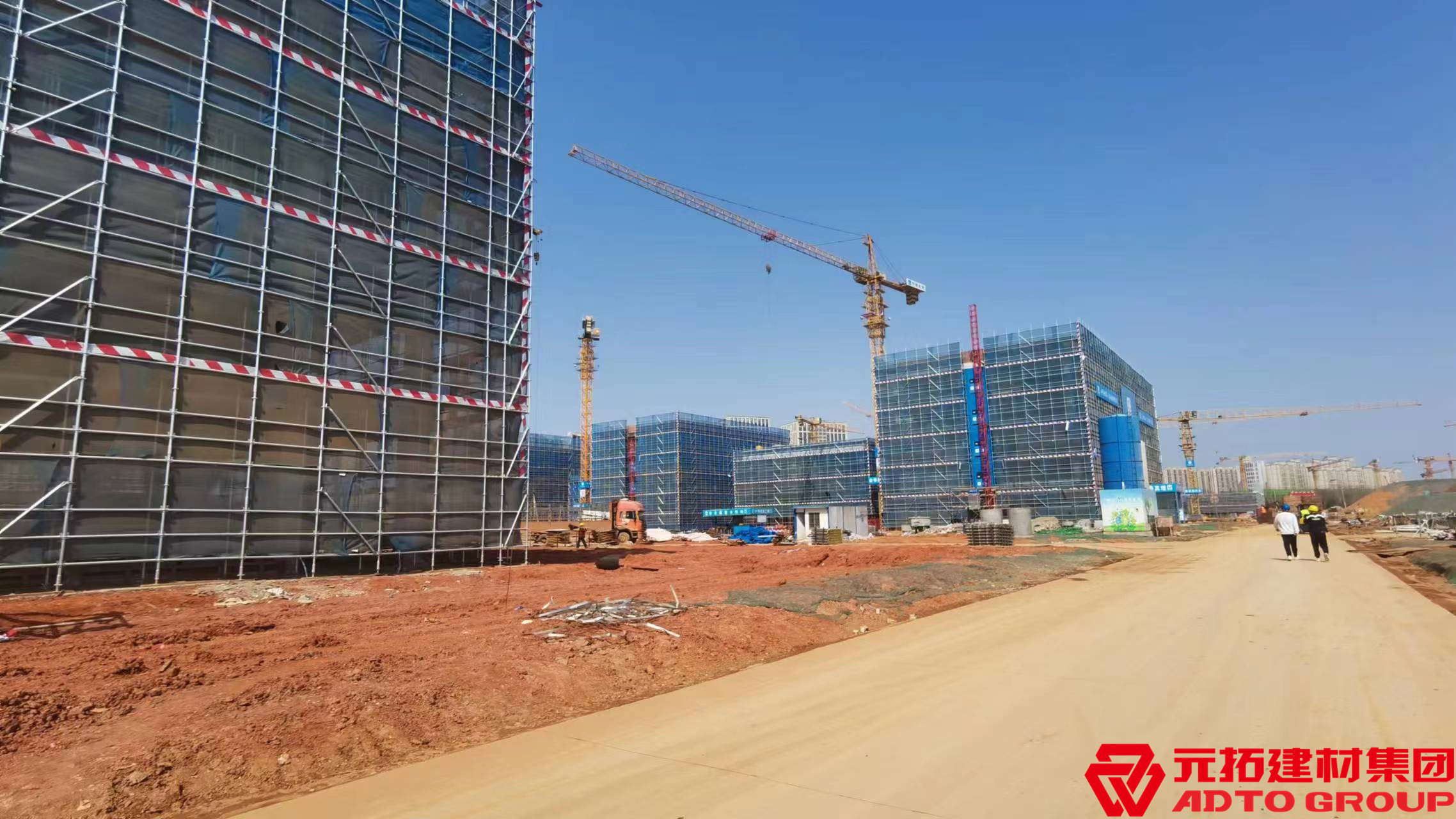 元拓盤(pán)扣式腳手架應(yīng)用于南昌廠房項(xiàng)目