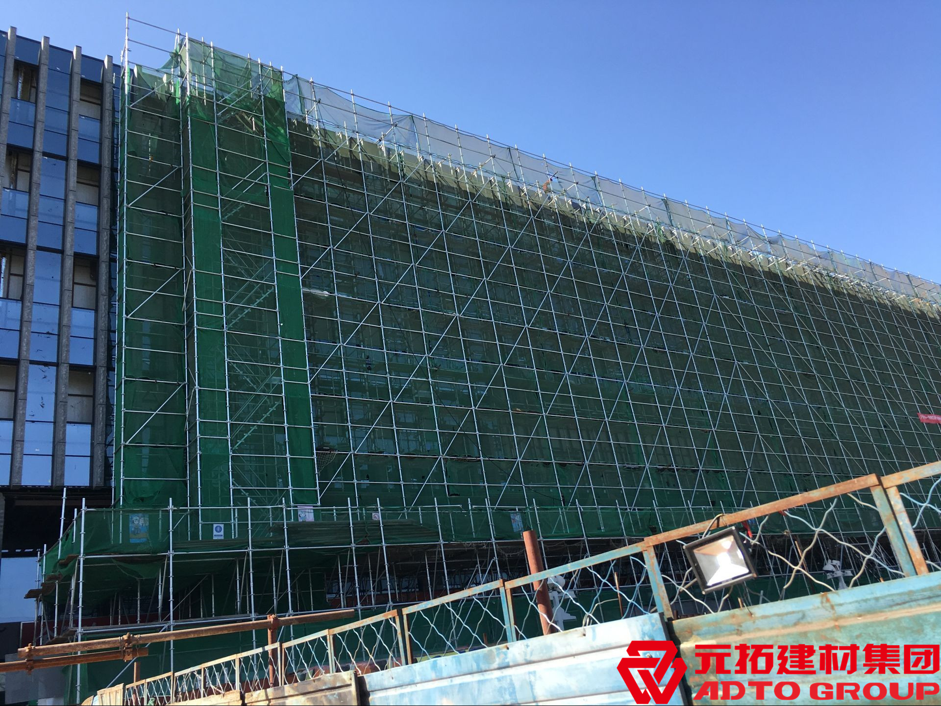 北京商場外架使用元拓盤扣式腳手架