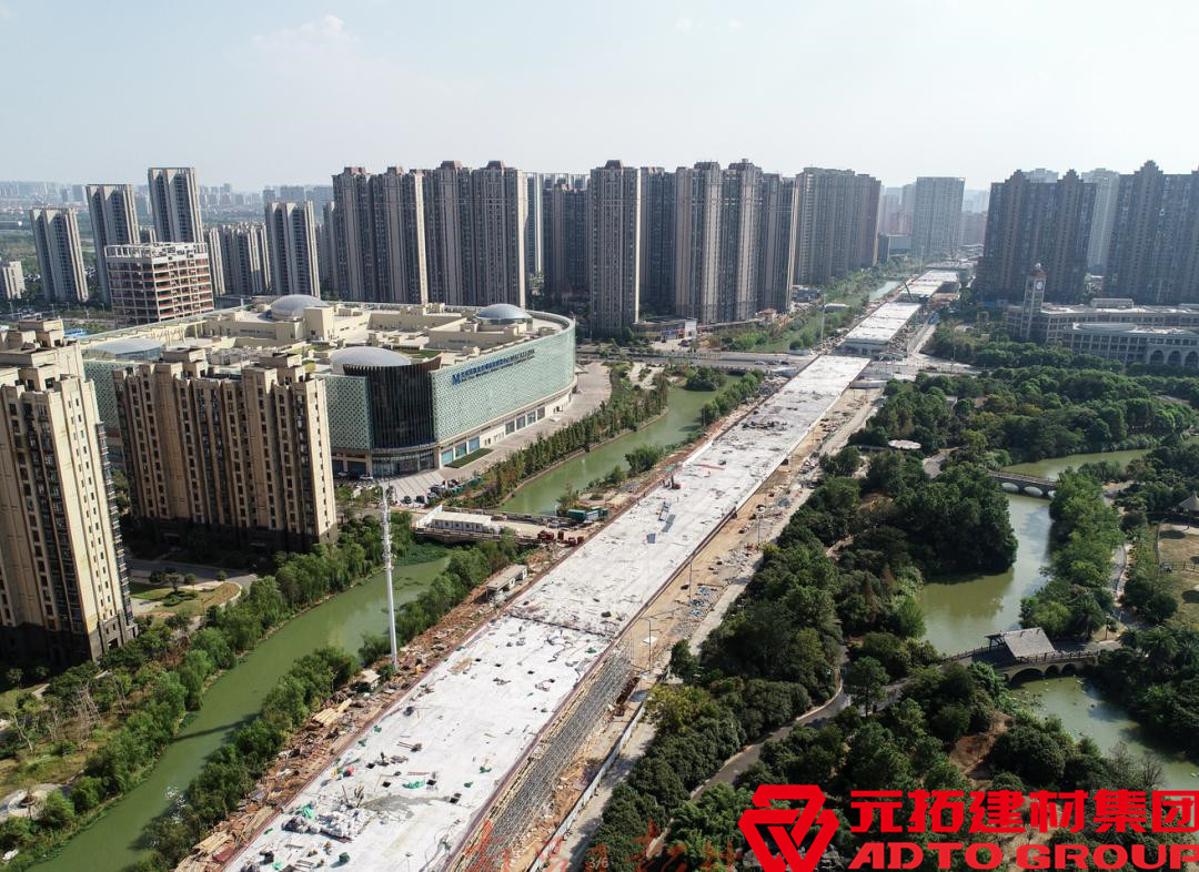 元拓盤(pán)扣腳手架助力江西南昌桃花南路快速路改造建設(shè)