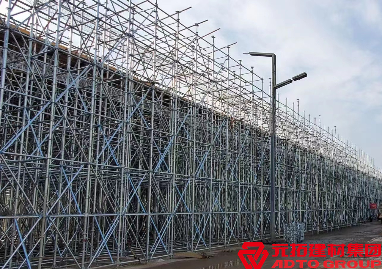 元拓盤(pán)扣腳手架助力江西南昌桃花南路快速路改造建設(shè)
