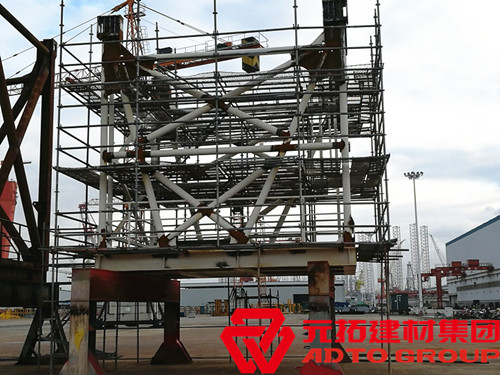 蘇州招商局重工 使用產(chǎn)品：圓盤腳手架