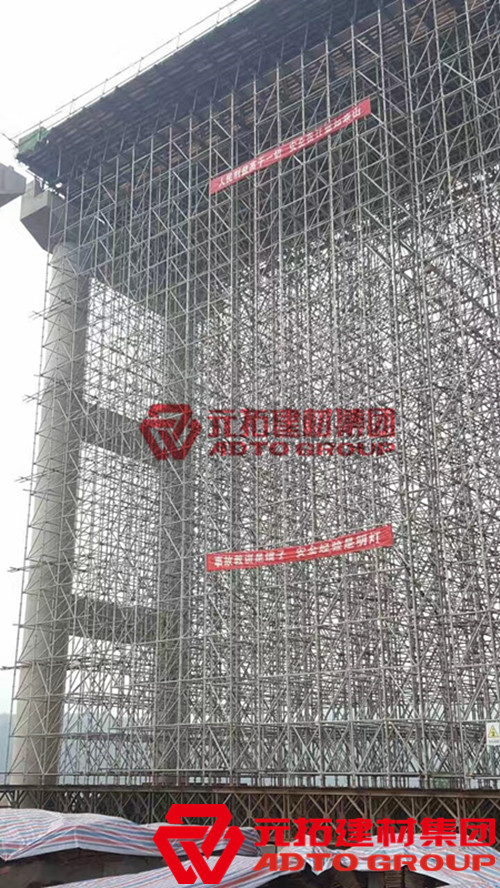 滬通長江大橋使用產品：圓盤腳手架