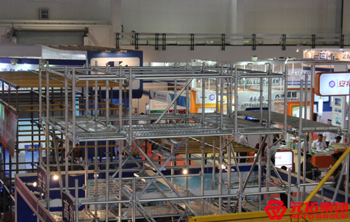 北京展會出展的元拓盤扣式腳手架