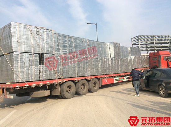 秦山核電檢修項目鋼跳板裝車發(fā)貨圖