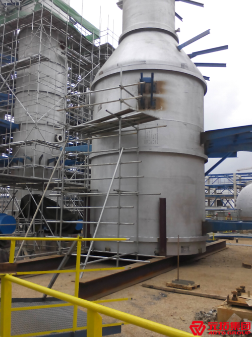 神華寧煤工地使用鋼管扣件效果圖