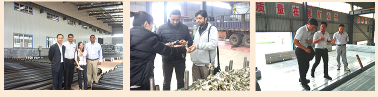 英式?jīng)_壓直角扣客戶參觀元拓工廠