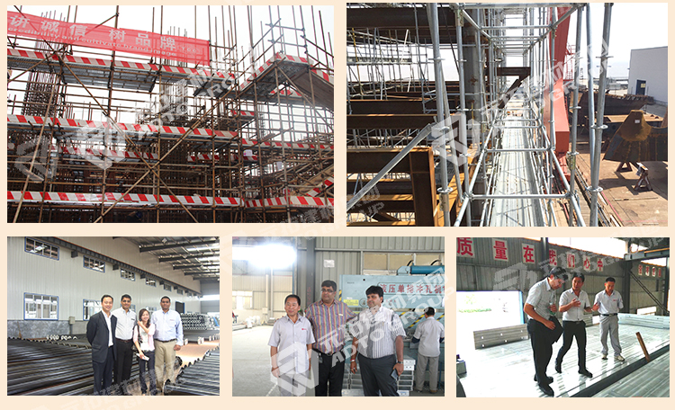 元拓掛鉤跳板500*1829客戶(hù)來(lái)廠(chǎng)參觀(guān)