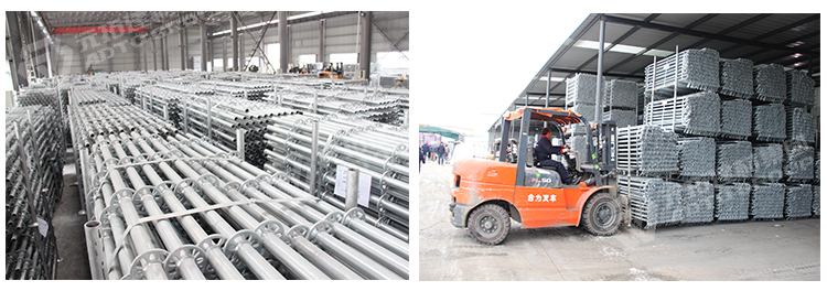 元拓盤扣式腳手架工廠成品打包