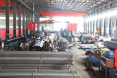 元拓架子管生產(chǎn)車間