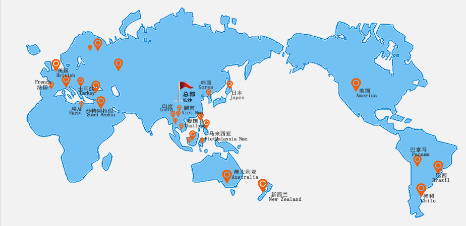 元拓腳手架產(chǎn)品覆蓋全球