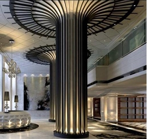 圖片 酒店圍柱頂花