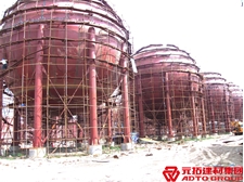 大連金鼎石油化工項(xiàng)目使用元拓鋼跳板